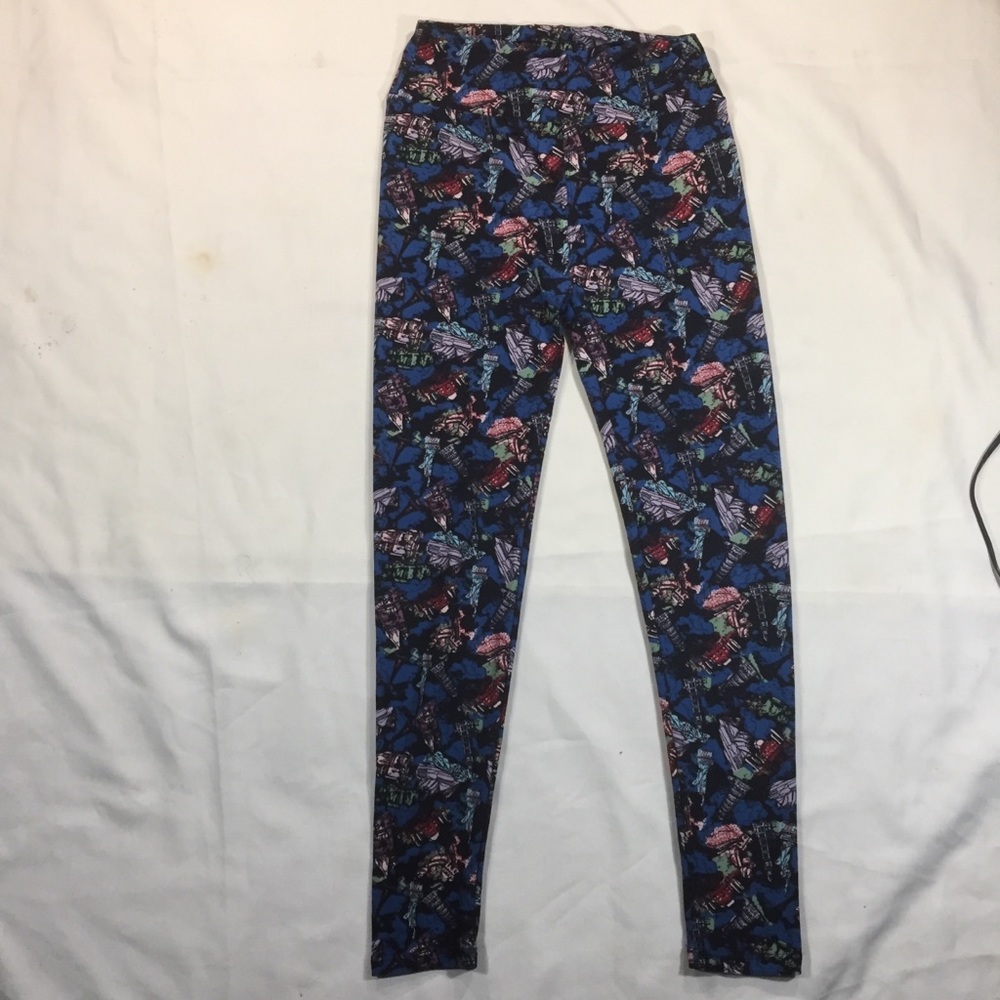 LulaRoe Form Fitting World Wonders Leggings (OS)